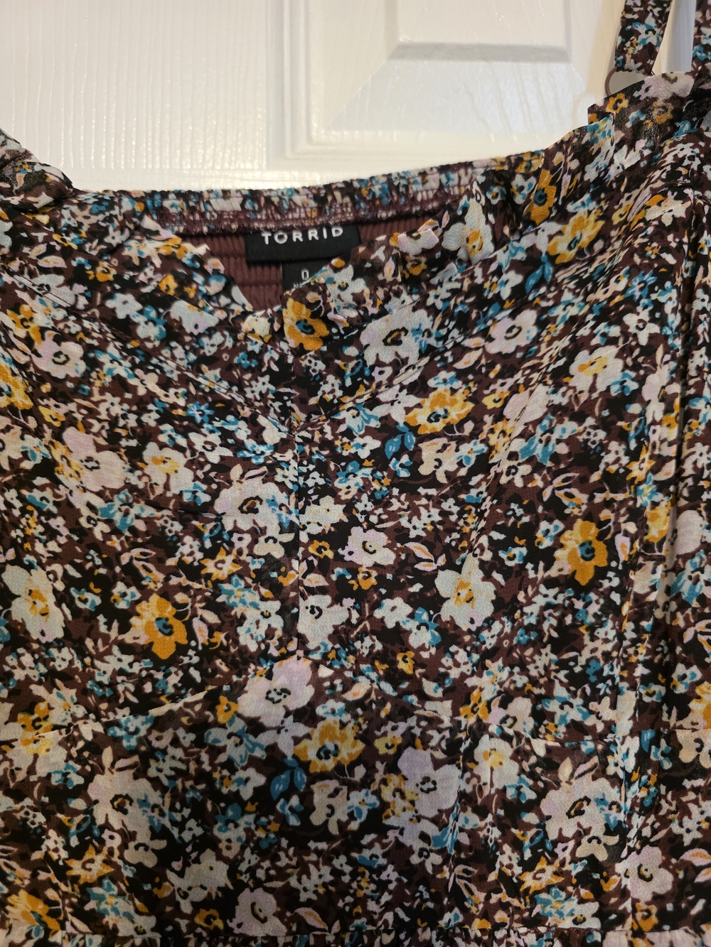 Floral Smocked Maxi Dress - Torrid - Picture 2 of 3